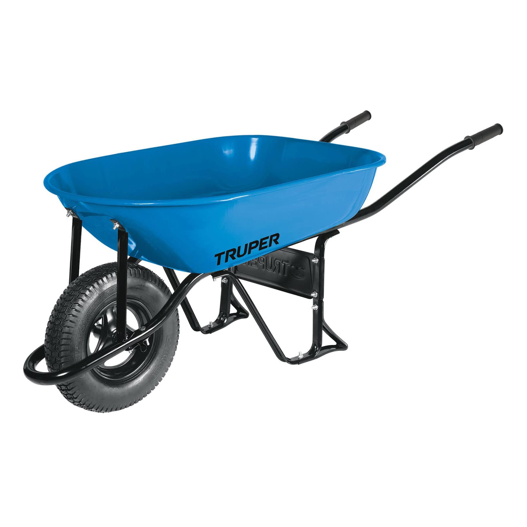 Truper CAT-50ND, Carretilla 5.5 ft3, llanta neumática reforzada