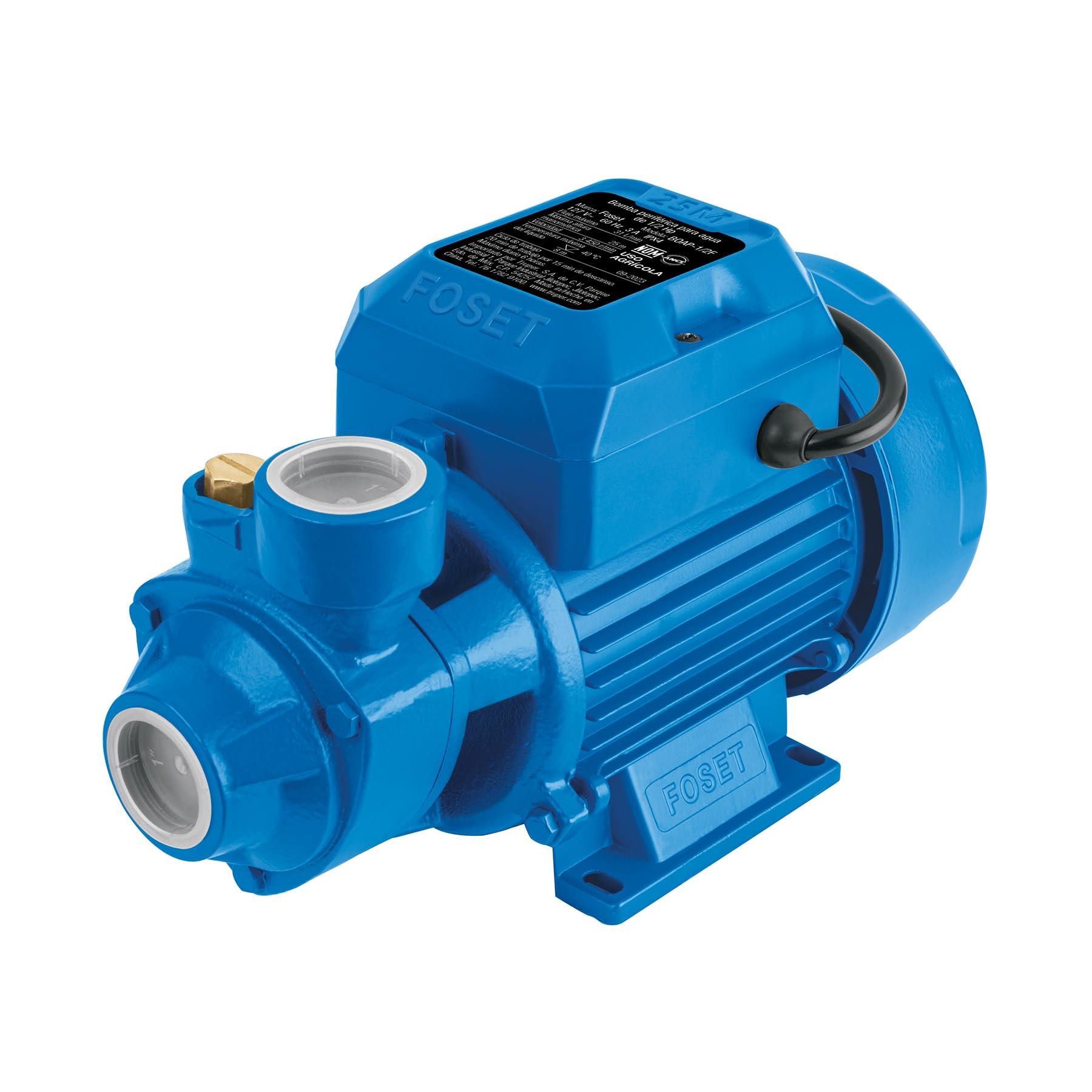 Foset BOAP-1/2F, Bomba eléctrica periférica para agua 1/2 HP uso agrícola - Carzamo.com