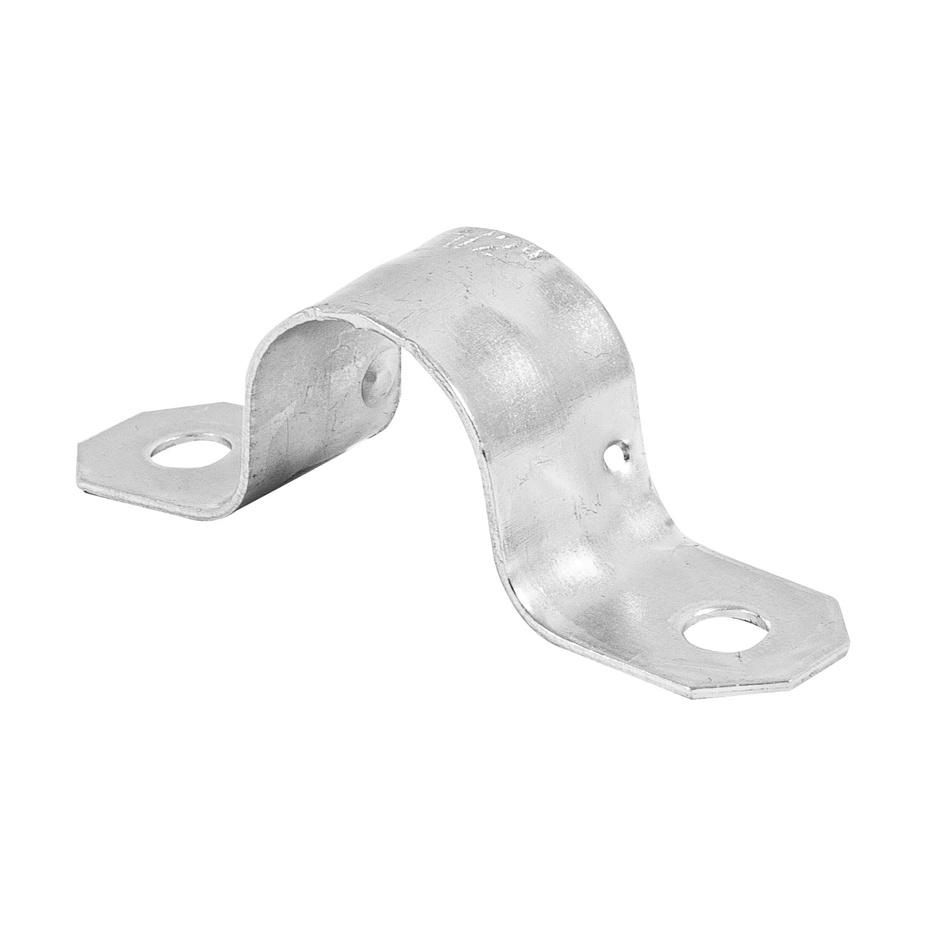 Volteck Abrazadera tipo omega 1/2″ gris bolsa con 10 piezas