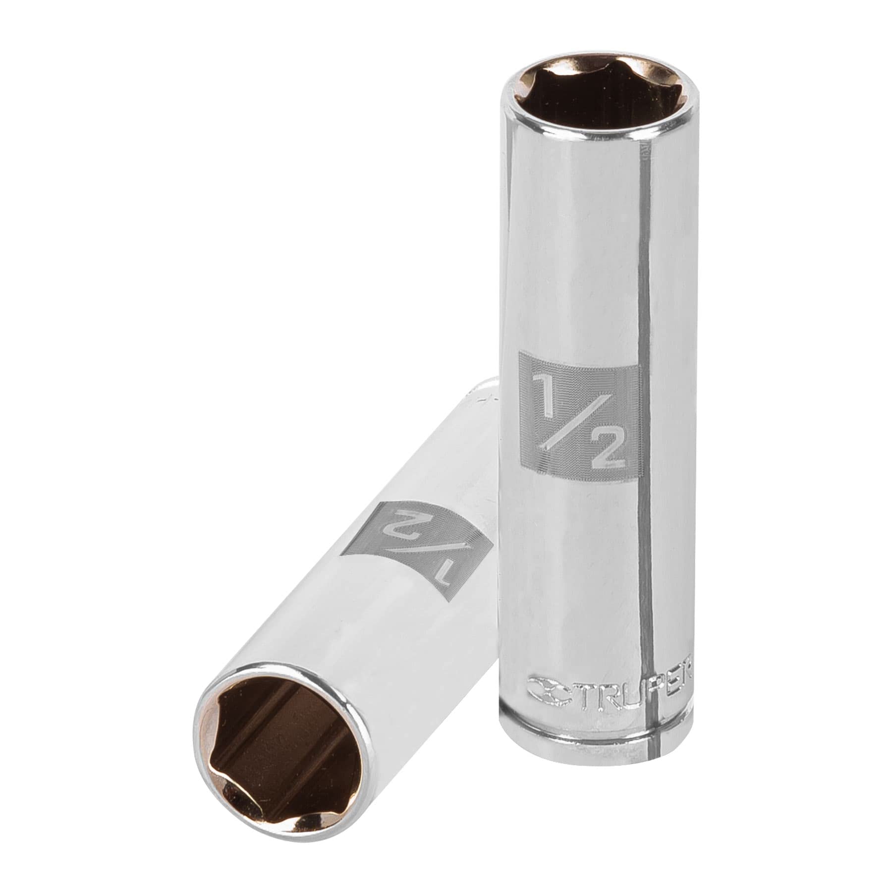 Truper D-3816-HL, Dado largo de 6 puntas std, 1/2″, cuadro 3/8″