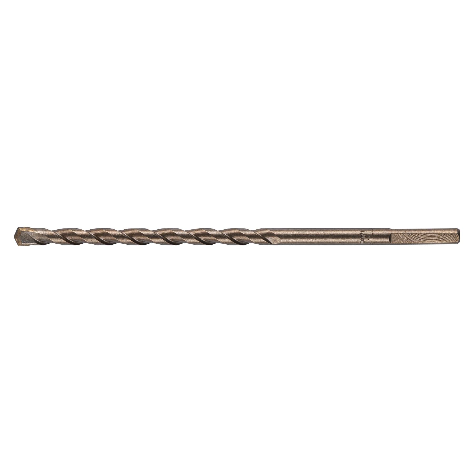 Truper BCT-1/4X6, Broca para concreto con cuerpo de acero al cromo, 1/4 x 6″ - Carzamo.com