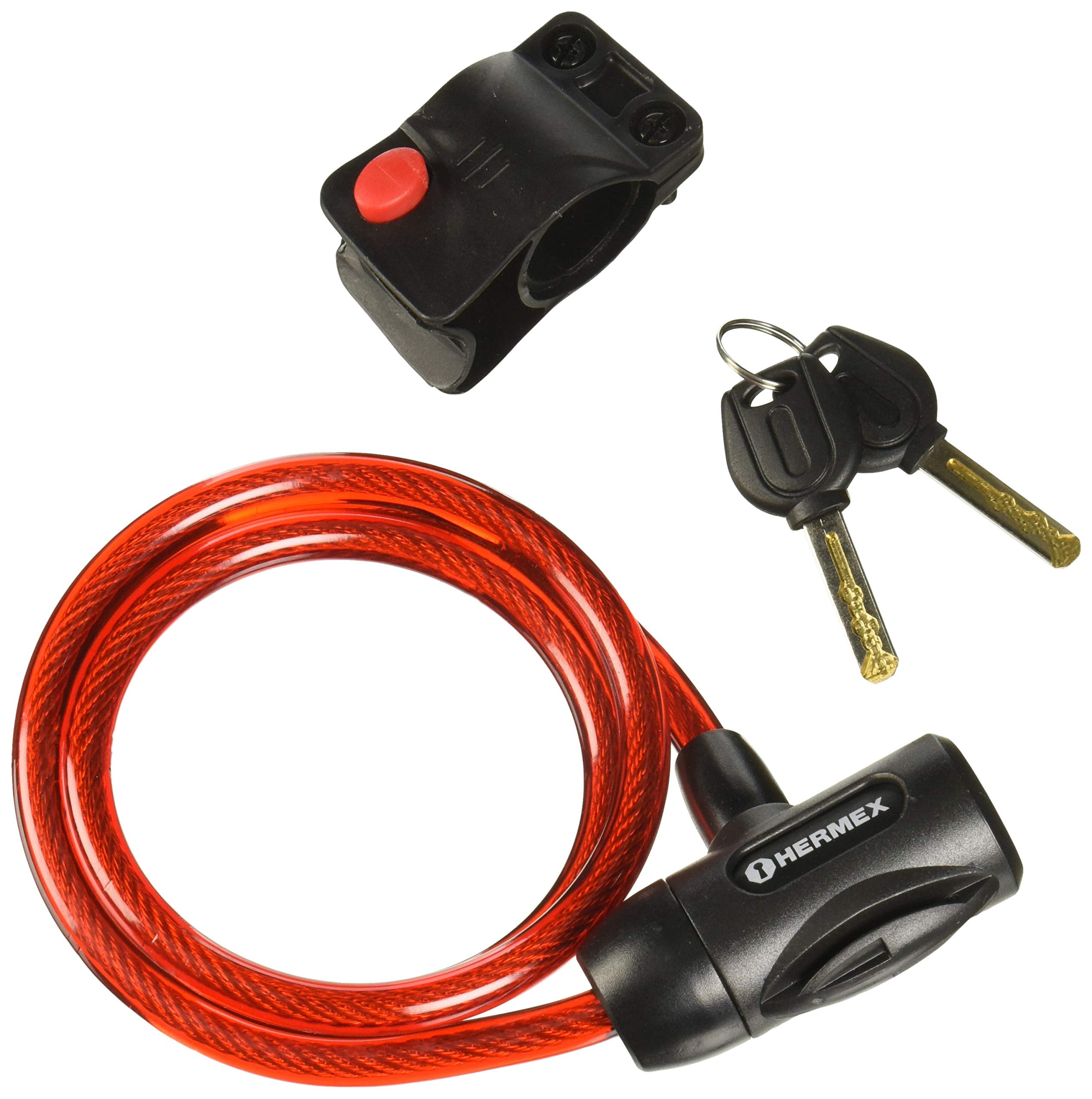 Hermex CB-10, Candado de cable con llave, 10 mm X 1.0 m