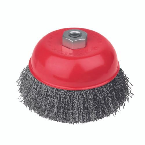 CARDA DE COPA DE 3″ ALAMBRE ONDULADO - ENTRADA DE 5/8″ AKSI 116621