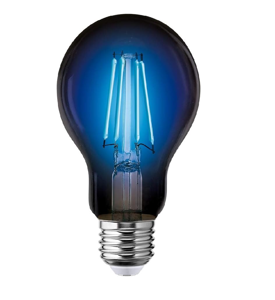 Aksi 122222 Foco Filamento A19, color Azul, 4W, pack of/paquete de 1