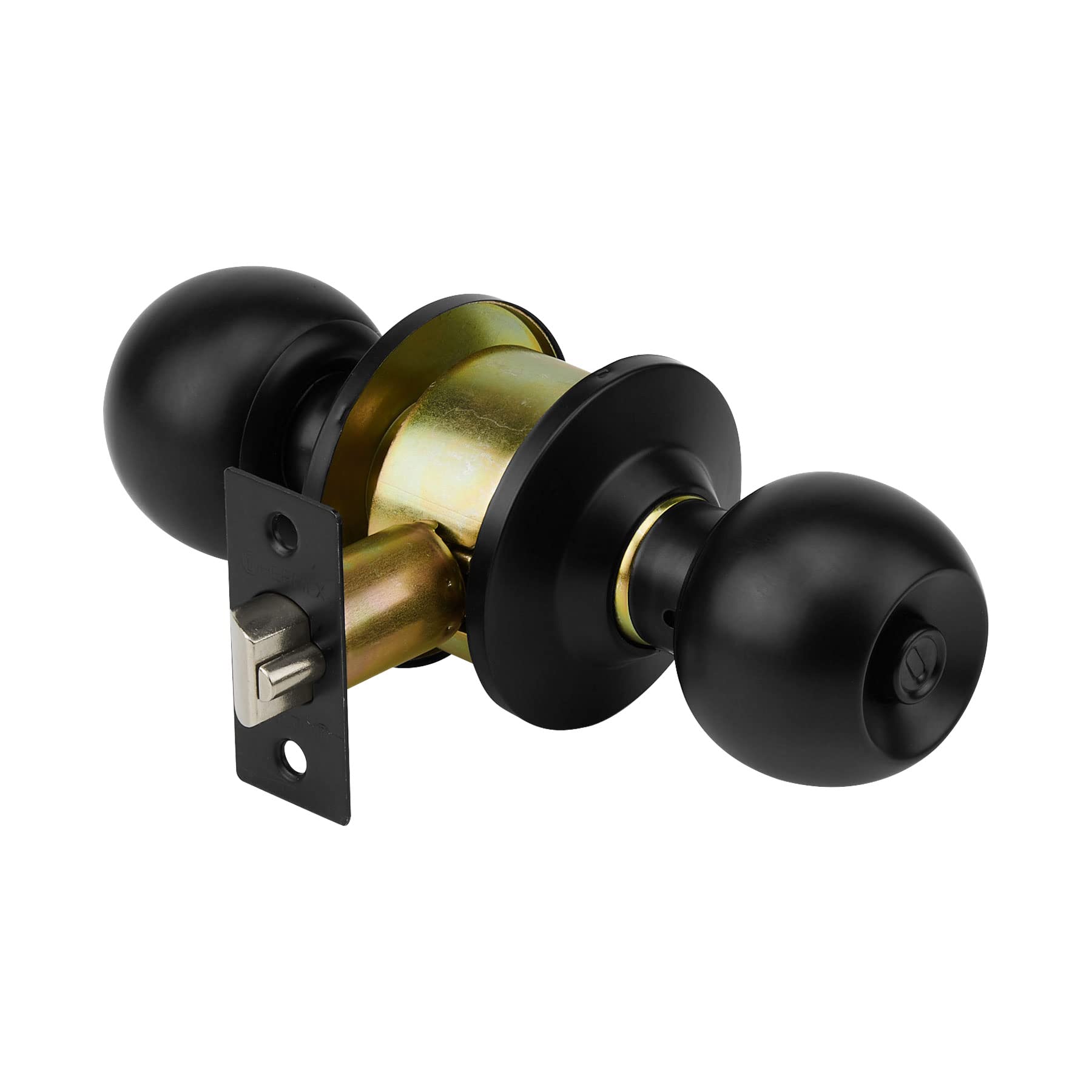 Hermex CEPO-61R, Cerradura pomo, negro, esfera, recámara