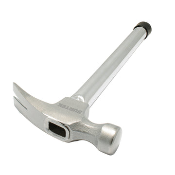 Martillo de uña recta con mango tubular de 13", 16 oz Surtek