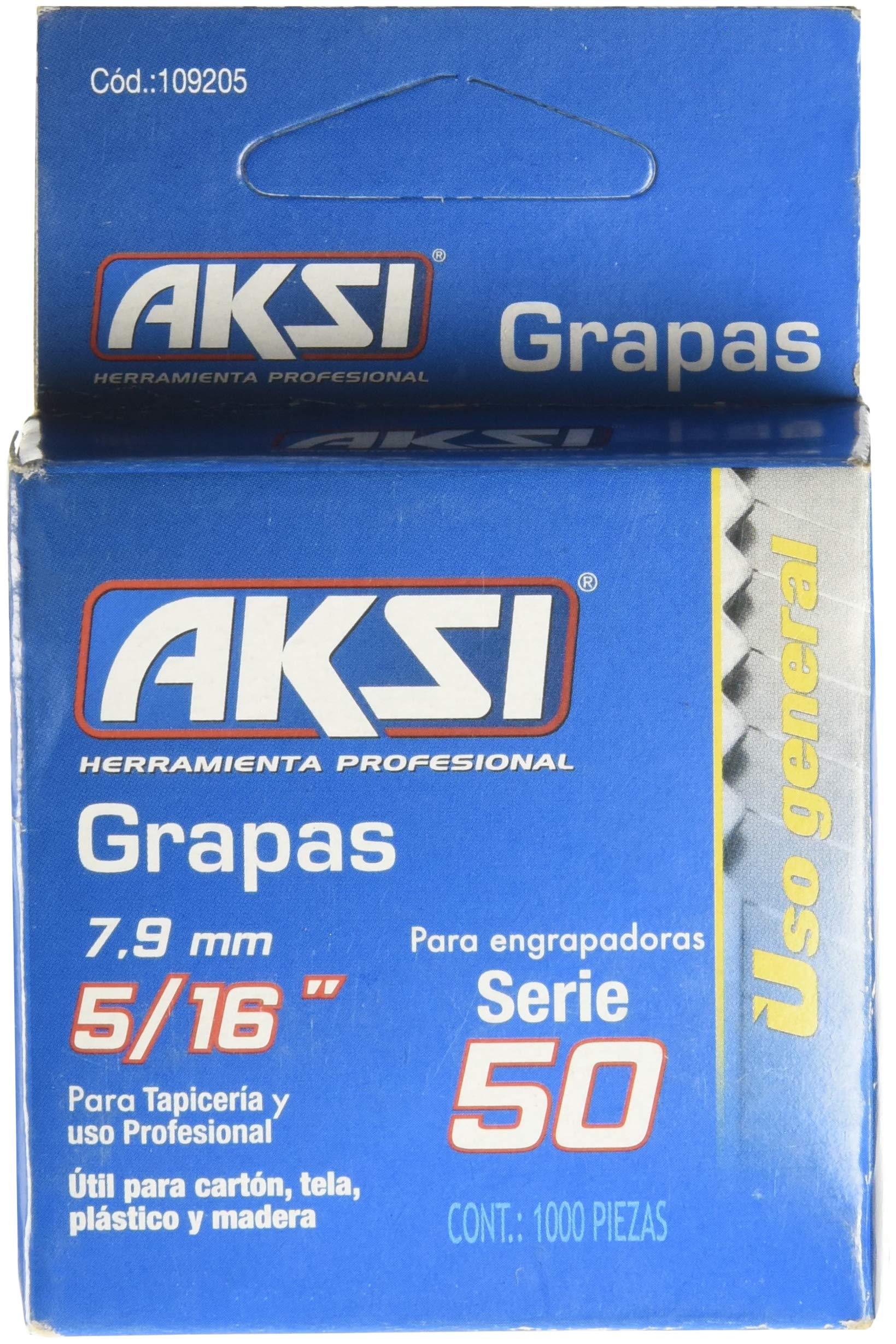 Aksi 109205 Grapa Serie, 50 x 5/16 inch
