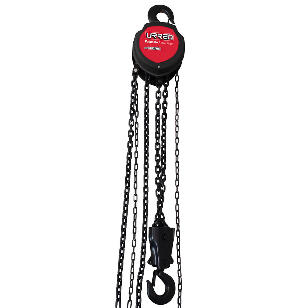 Polipasto manual 2 ramales, 2 ton, cadena 3 m Urrea