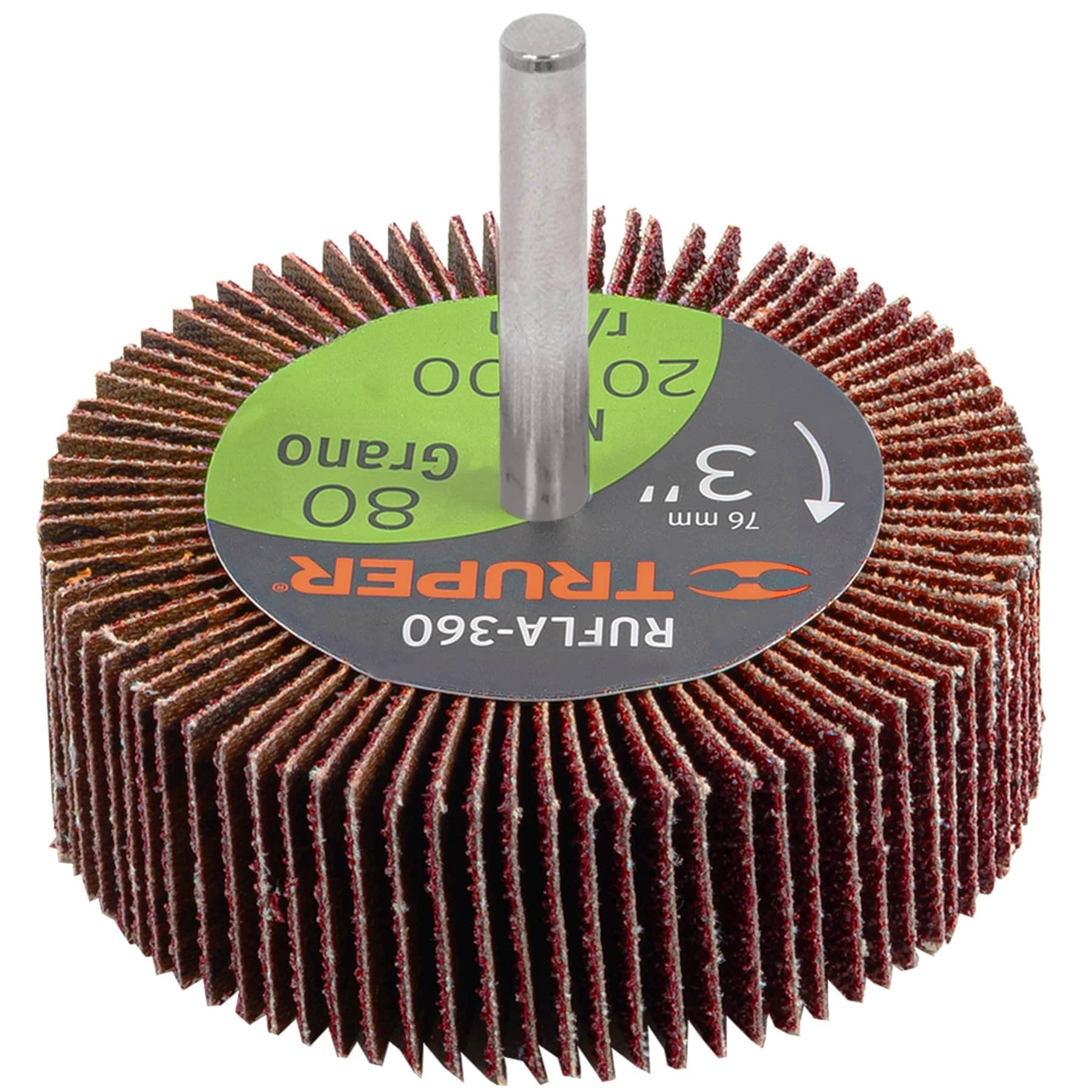Rueda Flap De 3' Grano 120 Truper 13044