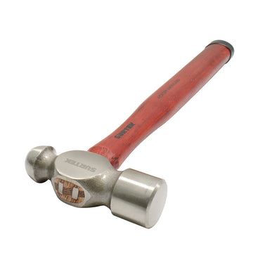 Martillo de bola pulido con mango de madera de 18", 48 oz Surtek