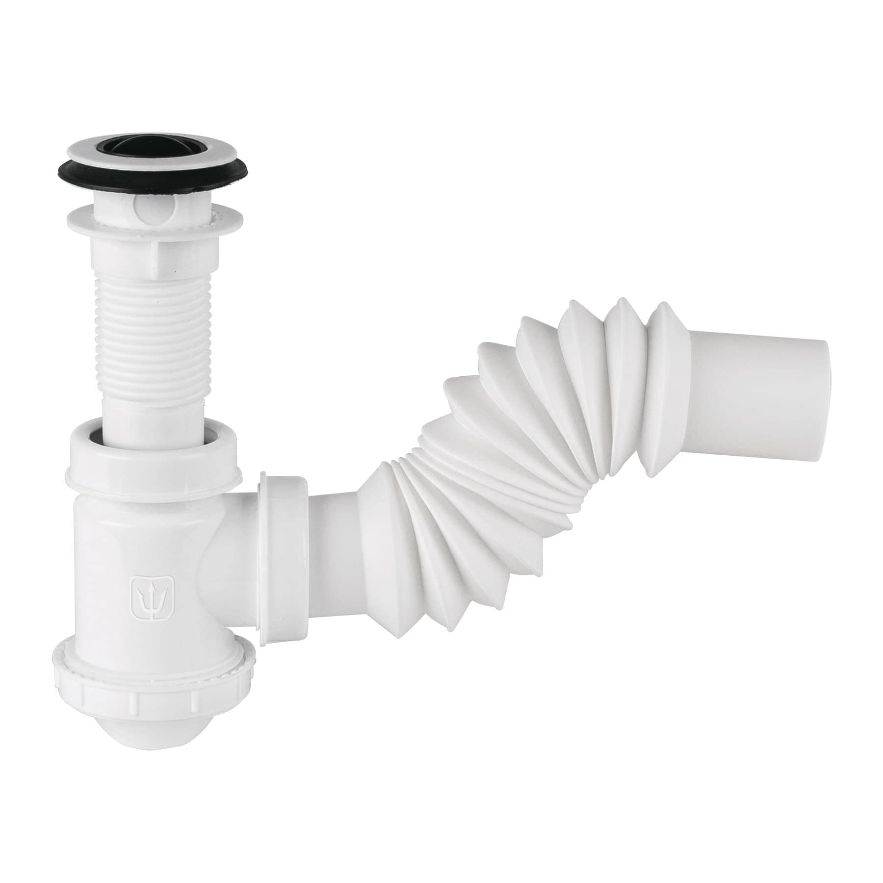 Foset CE-218, Céspol de bote p/lavabo con contra, polipropileno, 1-1/4″