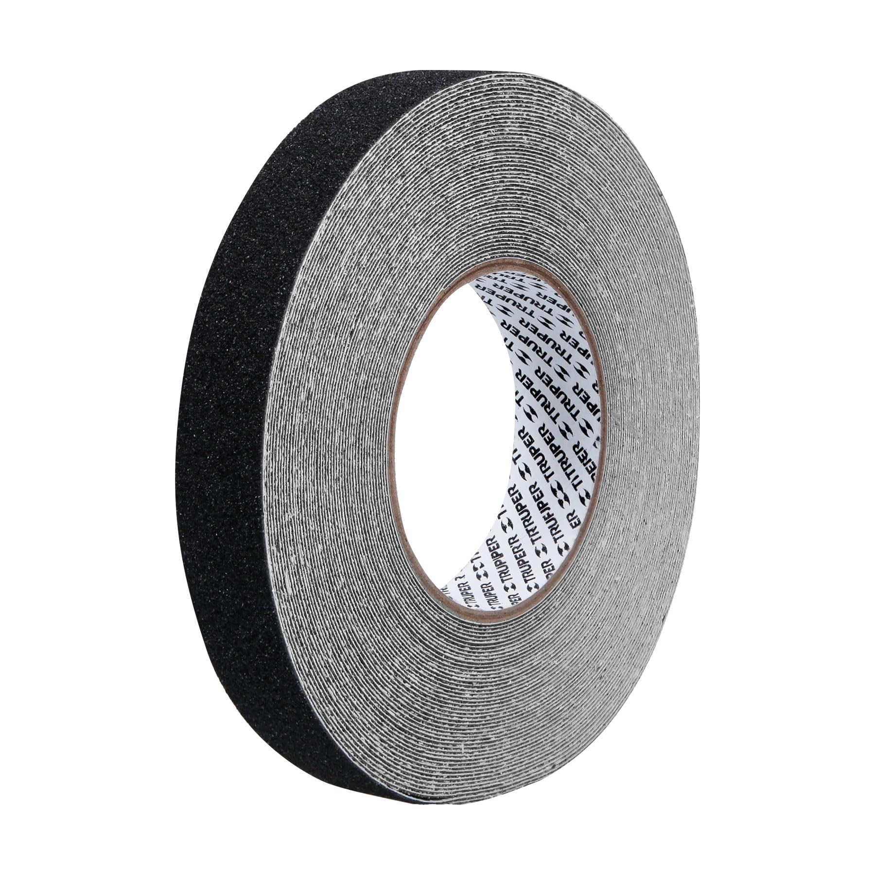 Truper CIA-118N, Rollo de 18 m de cinta antiderrapante negra 25mm con abrasivo