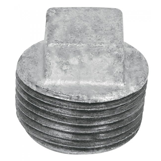 Tapón macho, acero galvanizado, 1-1/2' Foset