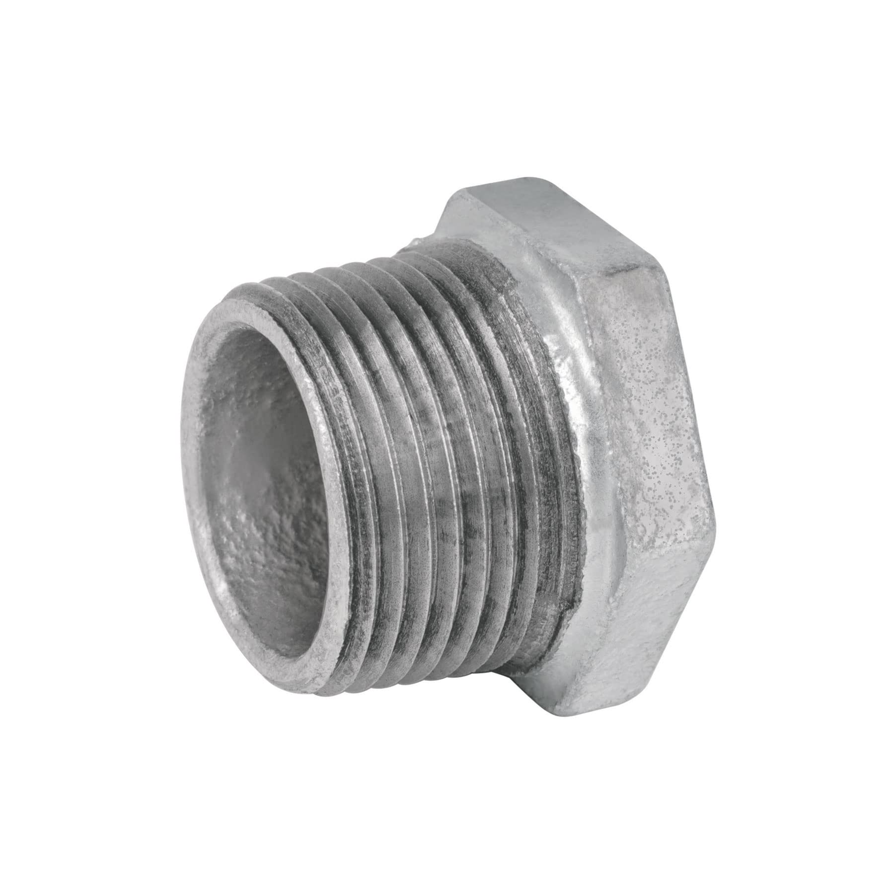 Foset CG-233, Reducción bushing de 1″ x 3/4″, acero galvanizado