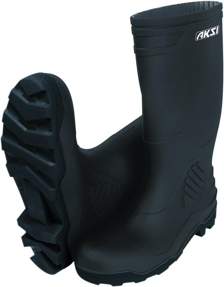 Bota jardinera Aksi, Resistente al agua, lodo y ambientes húmedos, Ideal para jardinería y trabajo pesado