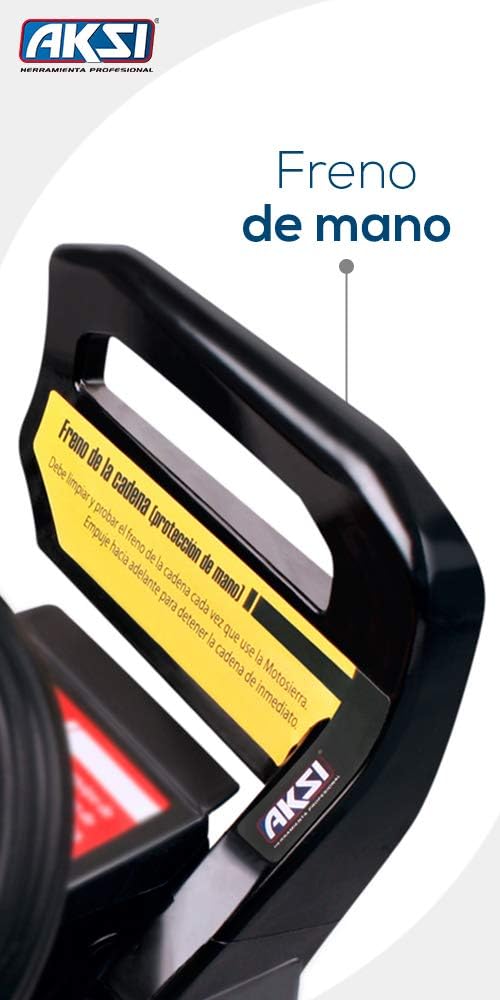 Motosierra a gasolina AKSI 45 cc 18” modelo 191001 - Carzamo.com
