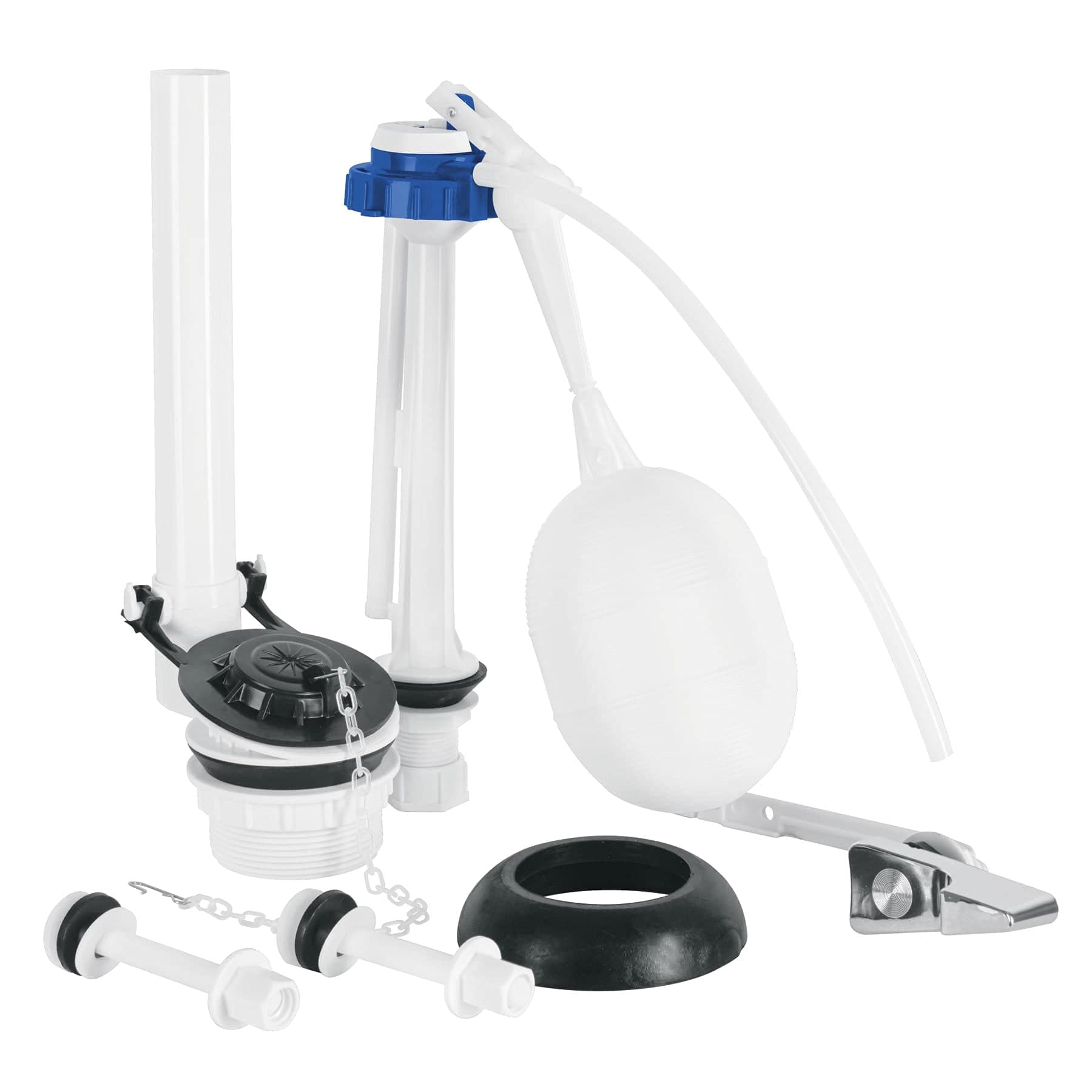 Foset VW-056, Juego completo de accesorios de plástico para tanque bajo