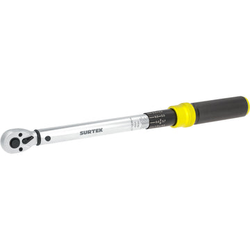 Torquímetro de truneo una escala dual cuadro de 3/8", 20-120 Nm (15-88.5 ft-lb) Surtek