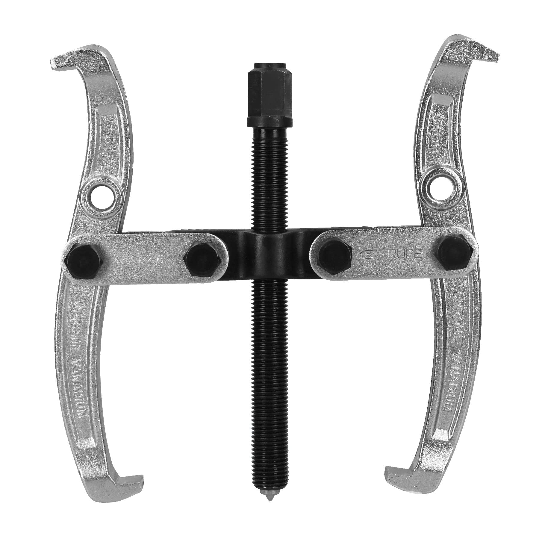 Truper EX-P2-6, Extractor de poleas, acero al cromo vanadio, 2 quijadas, 6″