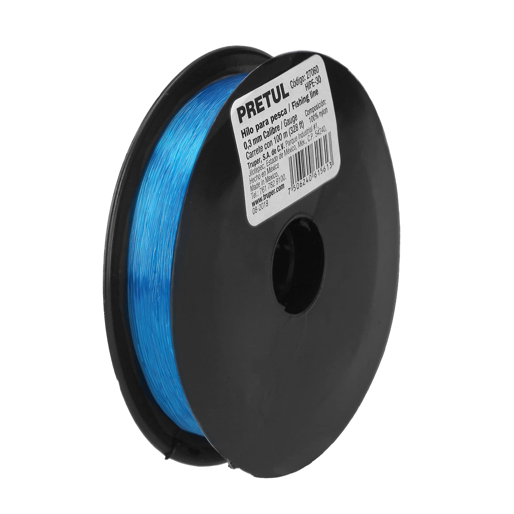 Pretul HIPE-30, Hilo para pesca calibre 0.3 mm carrete 100 m alta durabilidad