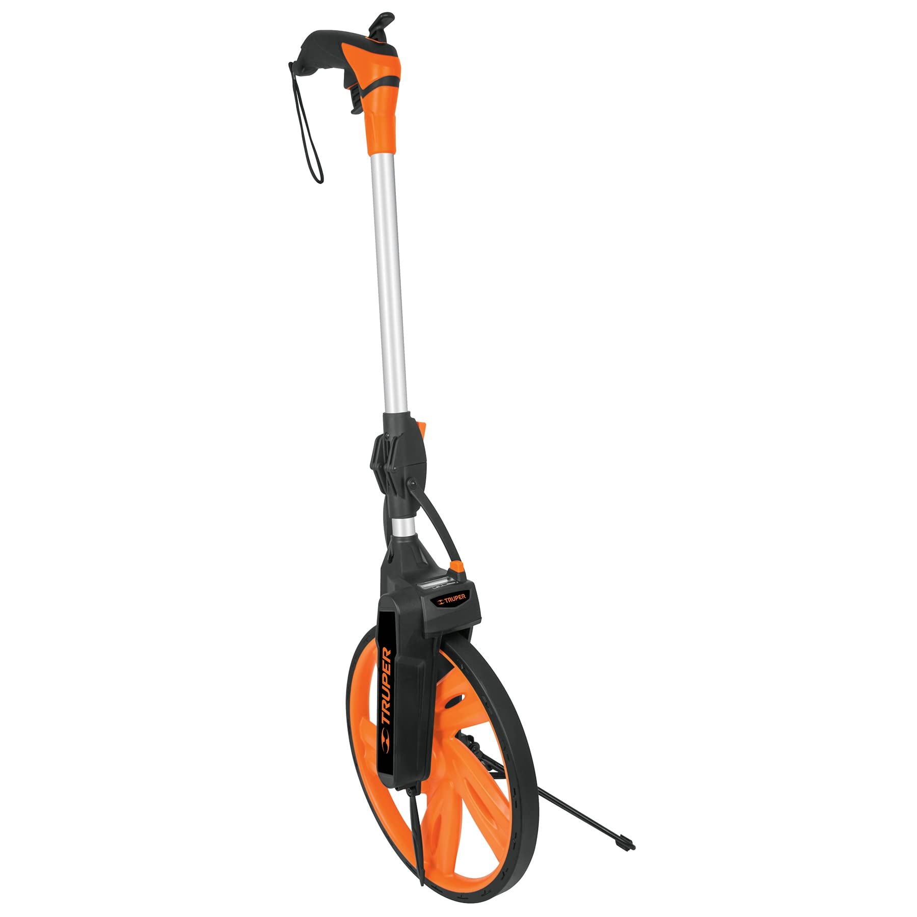 Truper ODM-12, Odómetro con freno, mango plegable, rueda de 13″