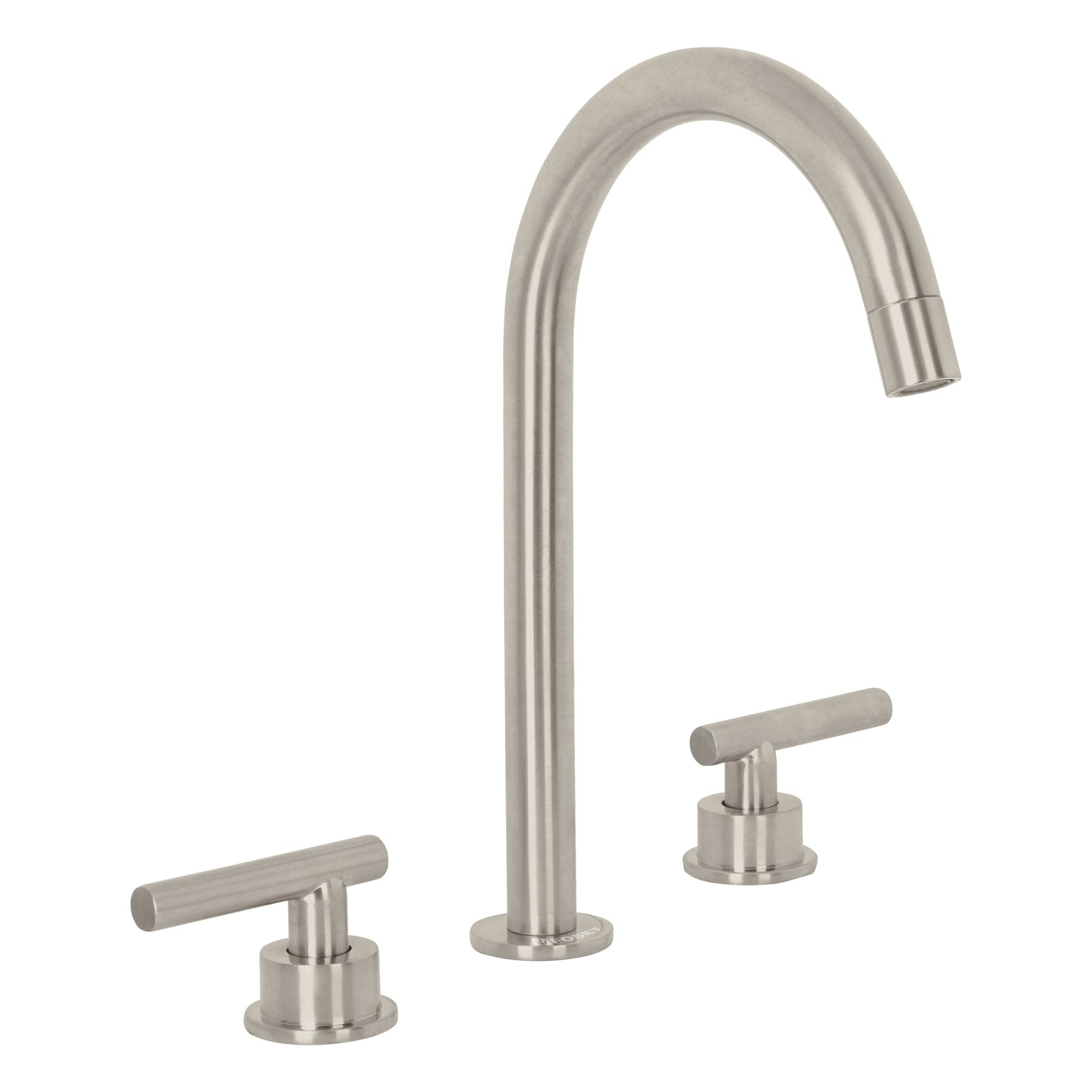 Foset Tubig TBM-92N, Mezcladora para lavabo, taladros separados, palanca, satín