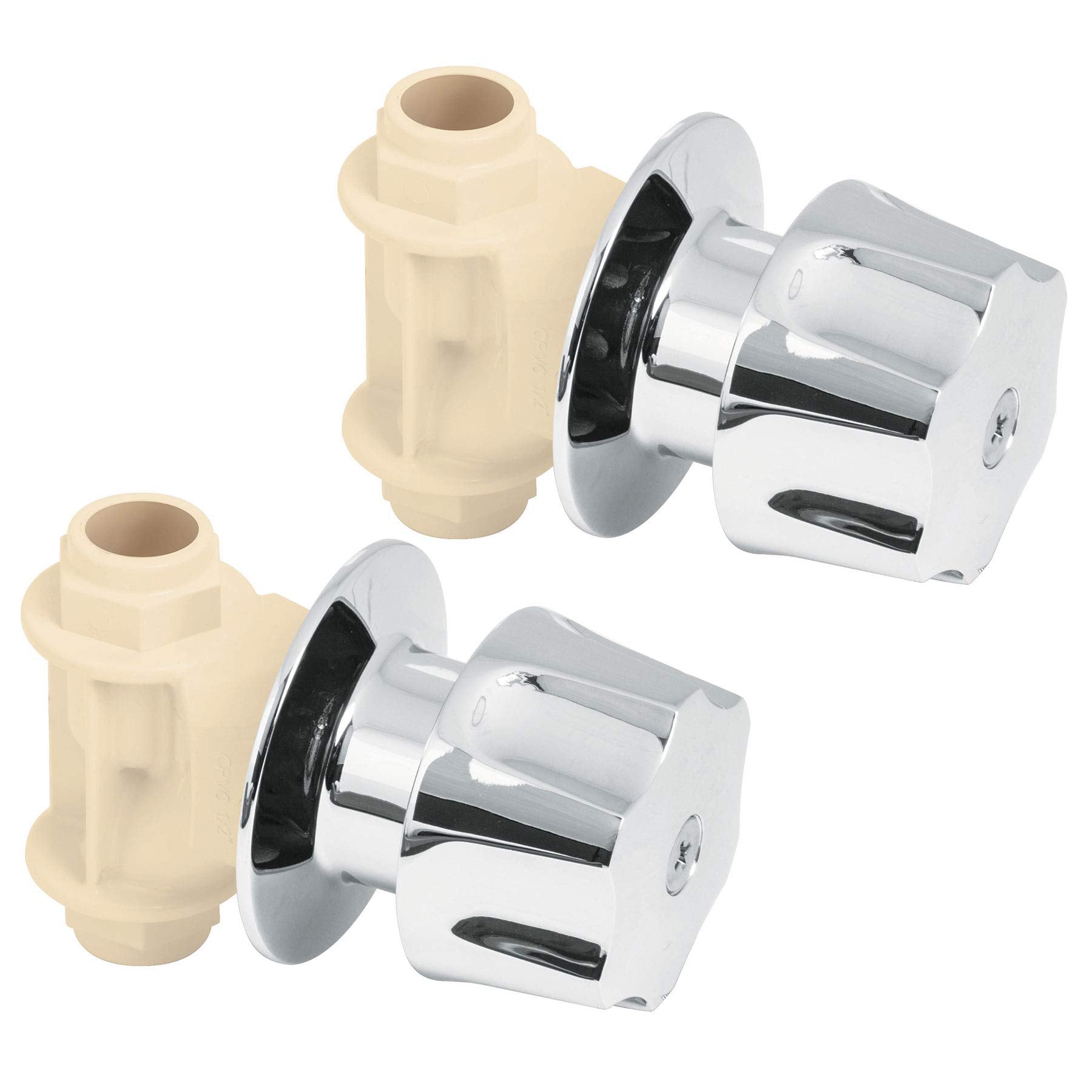 Foset Hidroflow CPVC-052, Llaves de empotrar para regadera DE CPVC, 2 pzas.