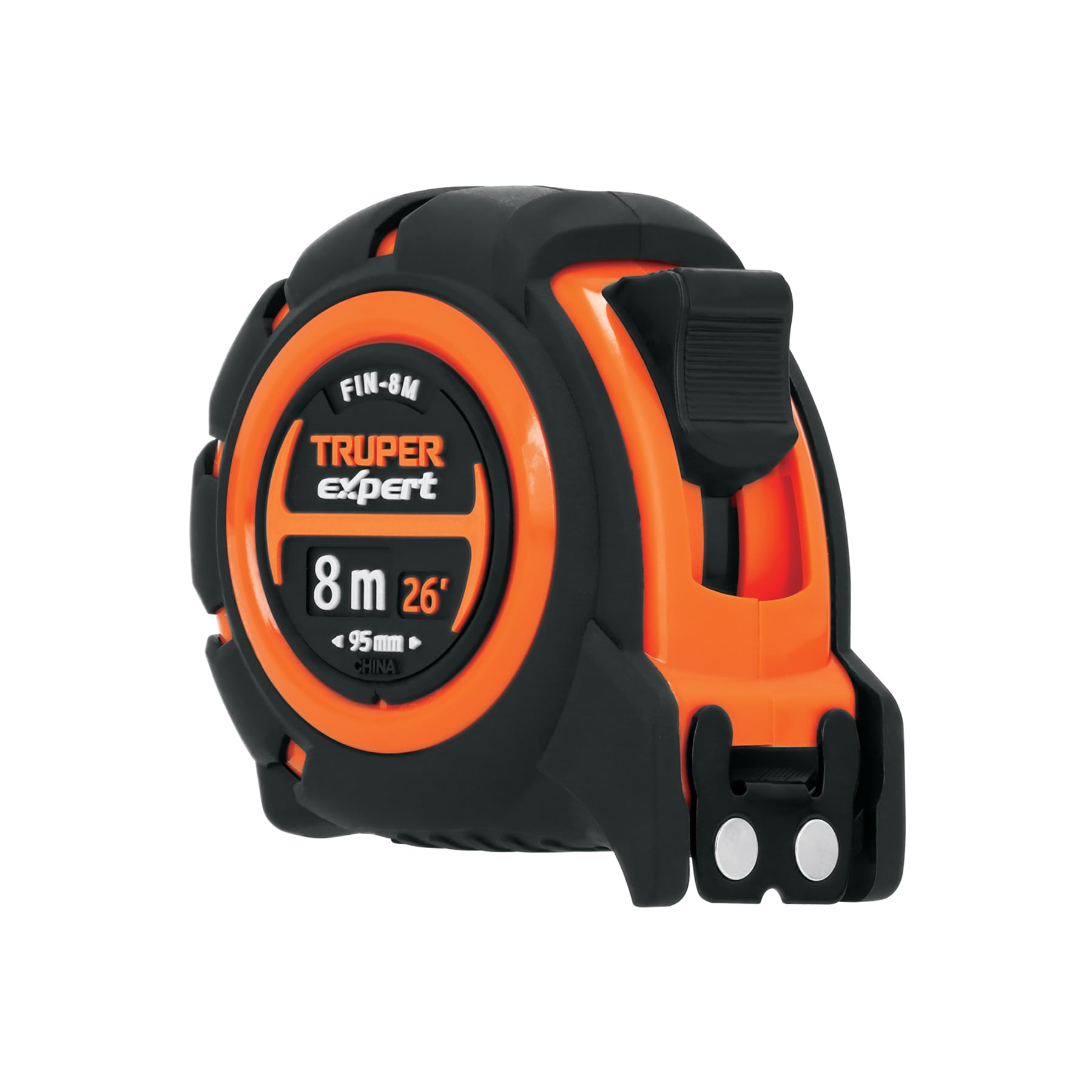 Truper Expert FIN-8M, Flexómetro industrial contra impactos 8 m cinta 25 mm