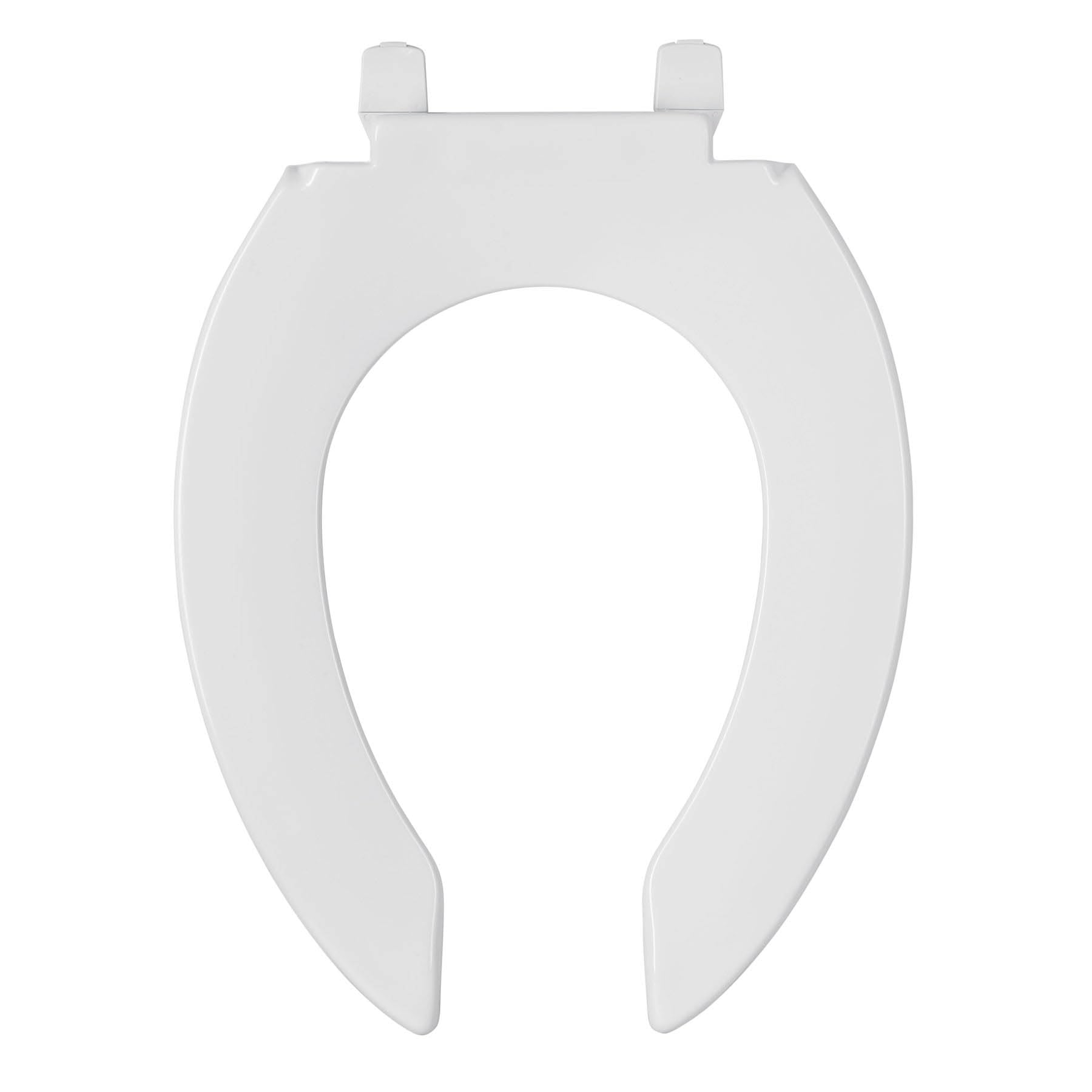 Foset Aqua AFWC-45B, Asiento alargado sin tapa para taza fluxómetro color blanco