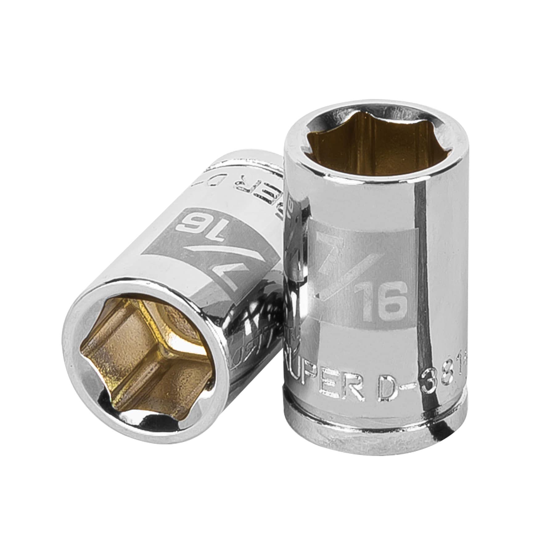Truper D-3814-H, Dado de 6 puntas, cuadro 3/8″, standard, de 7/16″