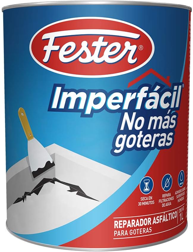 Fester Imperfácil Reparador Asfáltico para Goteras 1 L - Carzamo.com