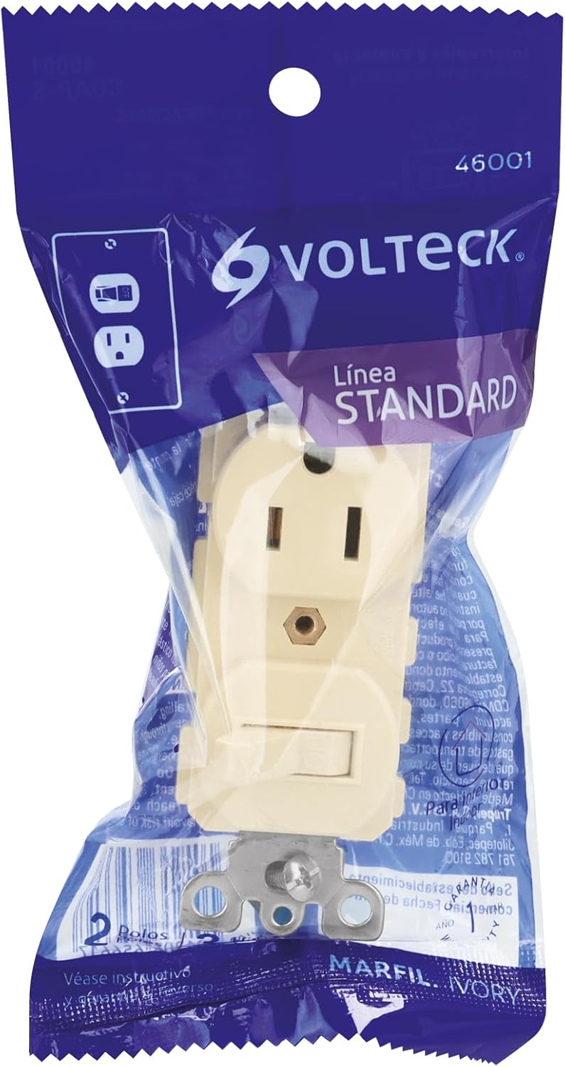 Interruptor con contacto Volteck COAP-S línea estándar - Carzamo.com