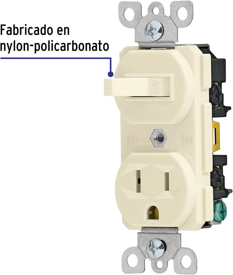 Interruptor con contacto Volteck COAP-S línea estándar - Carzamo.com