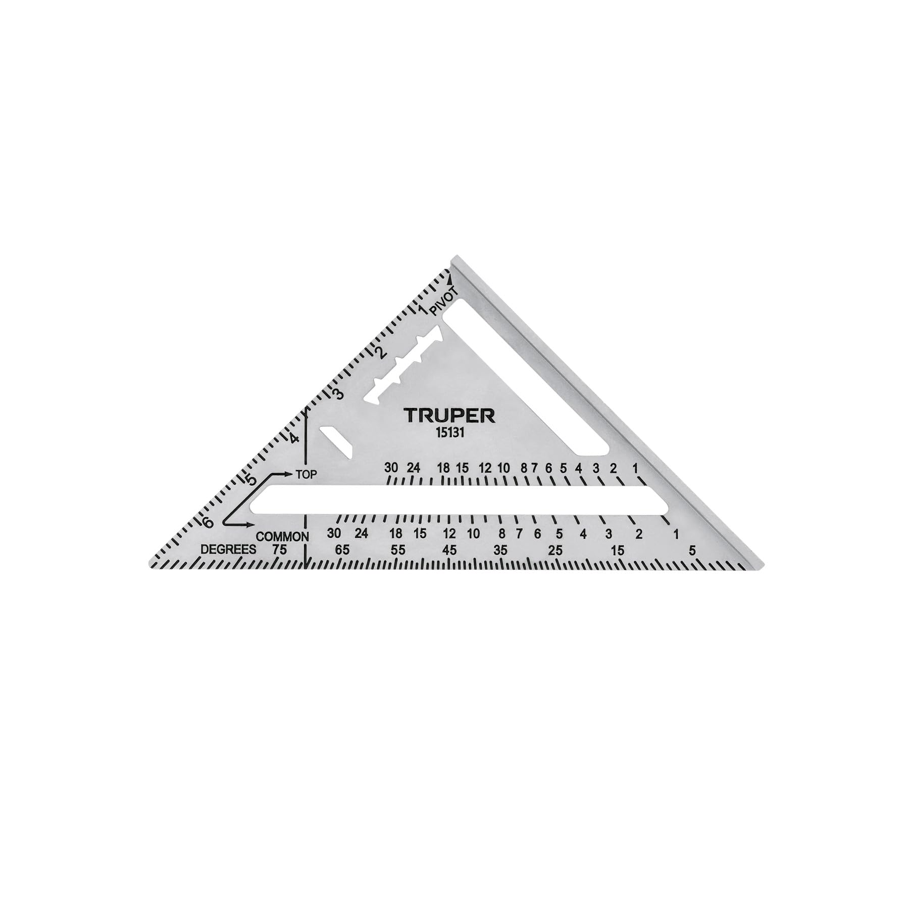 Truper ET-7A, Escuadra 7″ de aluminio para muros de yeso