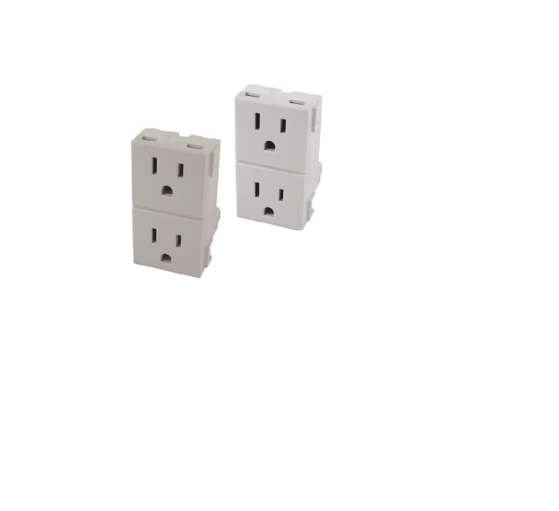 Contacto duplex oculto aterrizado 127V/15A - Blanco Aksi 118326