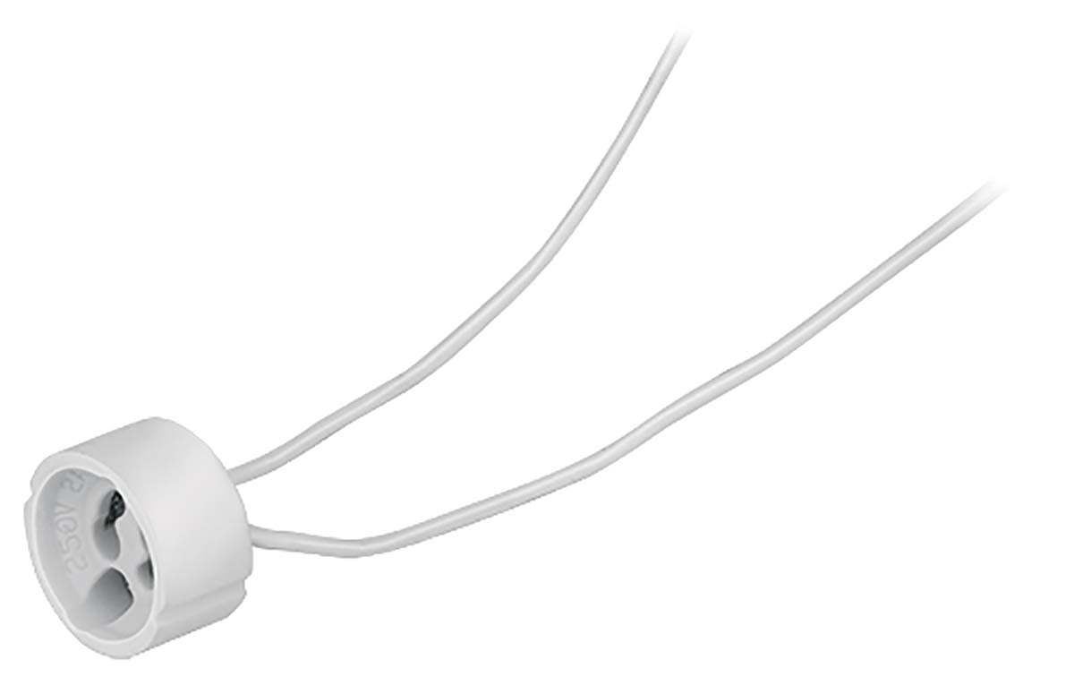 Portalámparas de porcelana GU10 base, Volteck