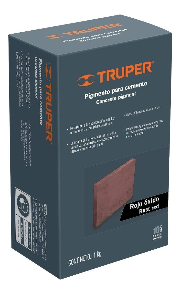 Pigmento Para Cemento 1 Kg Rojo Óxido Truper