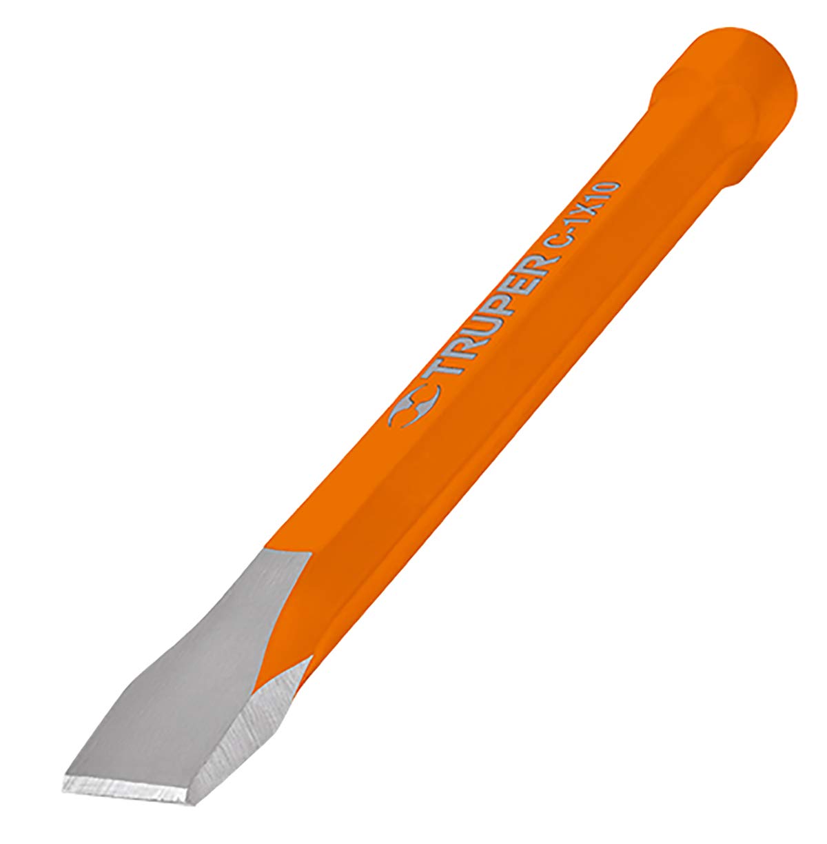 Truper C-1X10, Cincel de corte frío, acero al cromo vanadio, 1 X 10″