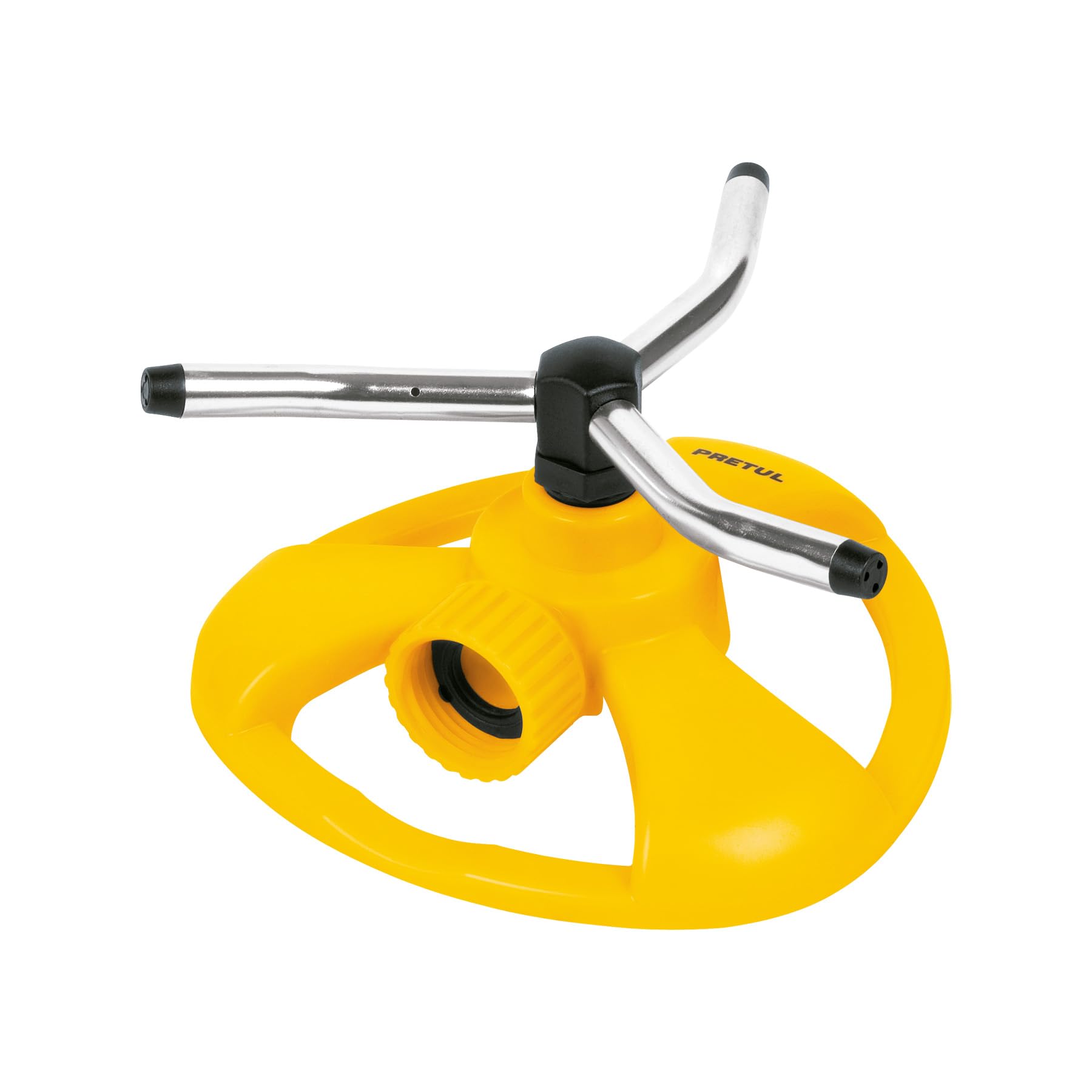 Pretul REG-3, Aspersor plástico, 3 brazos de aluminio,