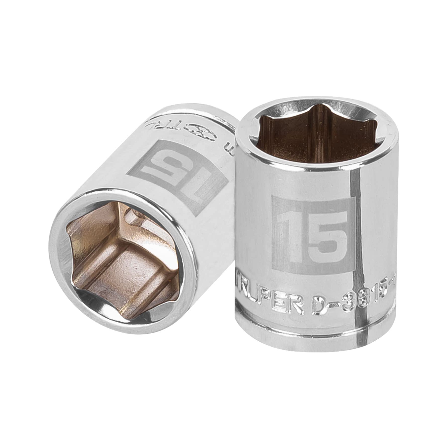 Truper D-3815-HM, Dado de 6 puntas mm, 15 mm, cuadro 3/8″