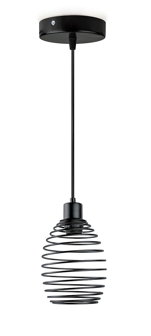 Luminario colgante SPRING Óvalo - Negro Aksi 125161