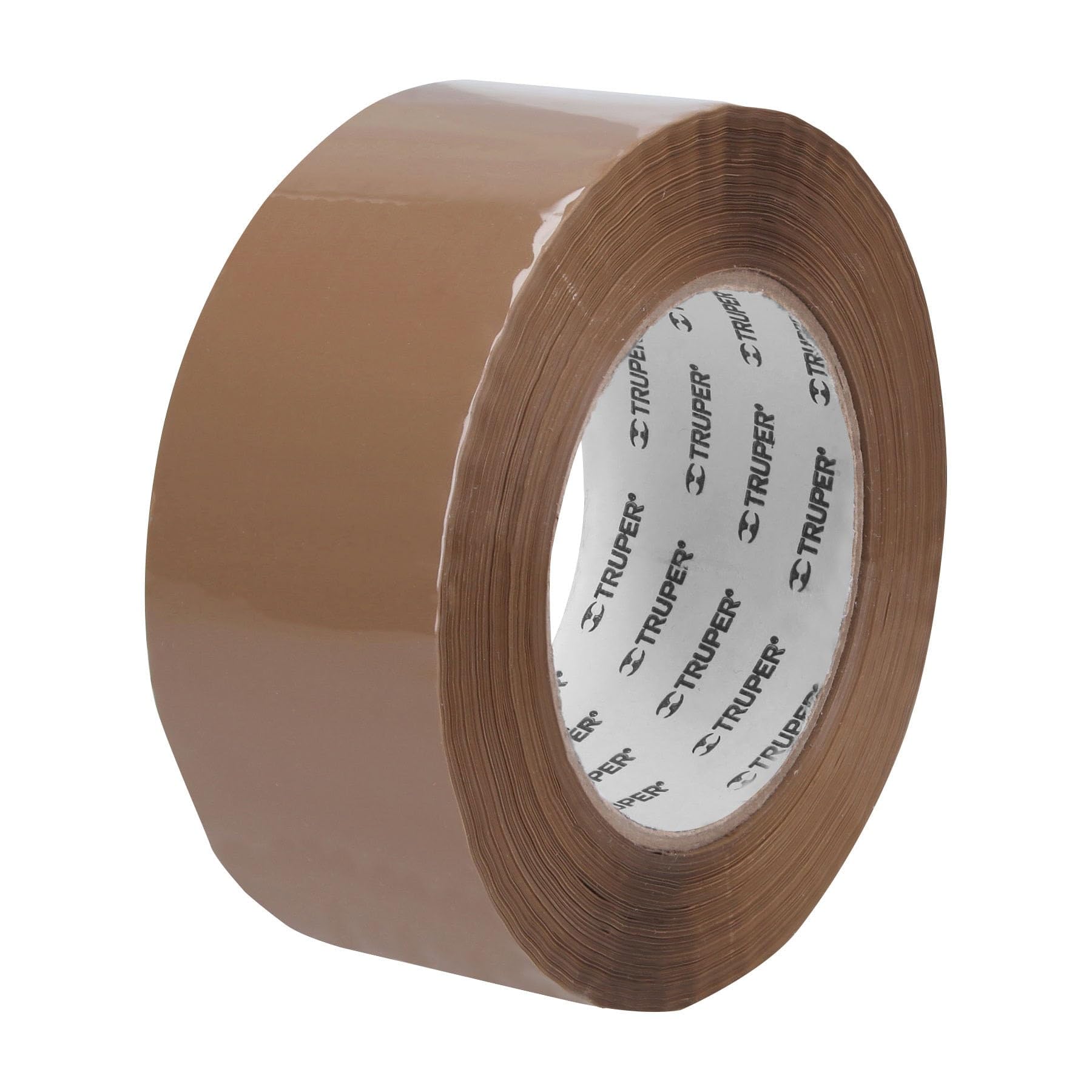Truper CCA-150, Cinta de empaque canela, 150m, base de agua