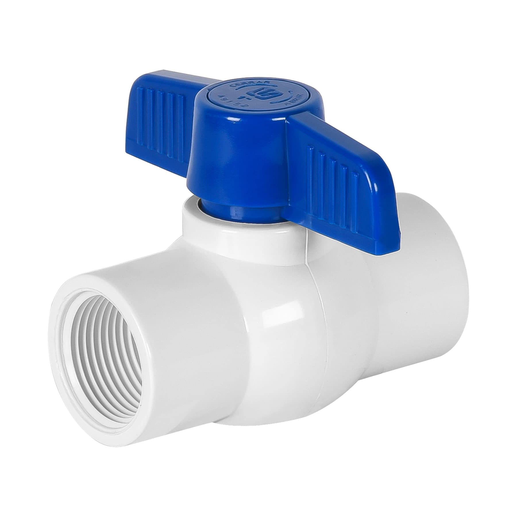 Foset PVC-ES-1R, Válvula de esfera de PVC de 1″, roscable