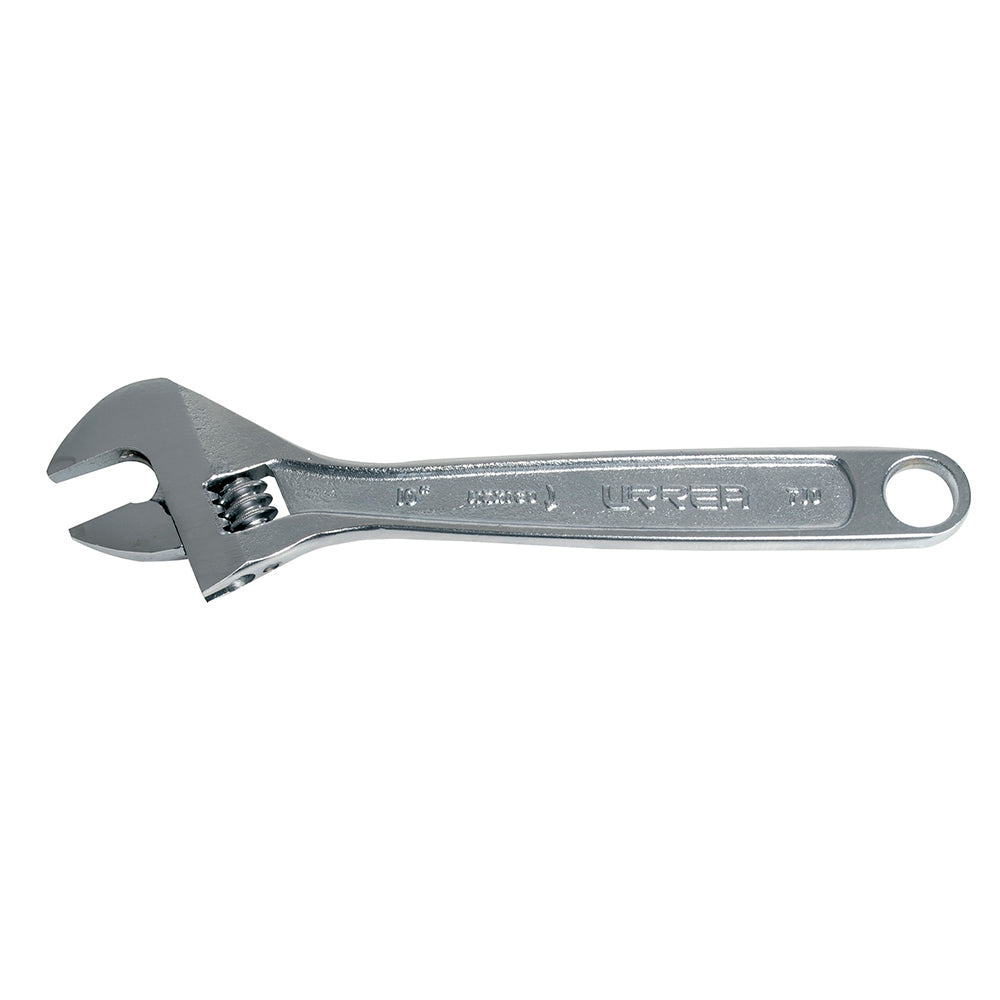 Llave ajustable cromada 10" Urrea
