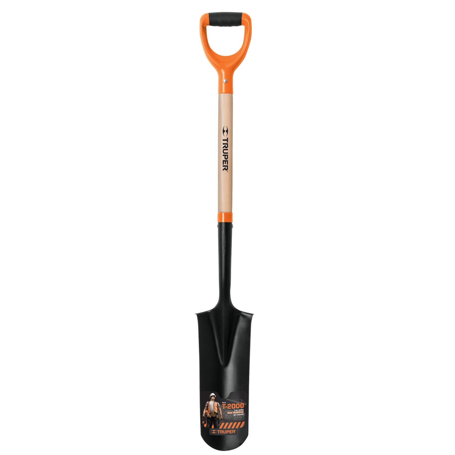 Truper PEP-P, Pala T-2000 espadón, puño ″Y″, 44 1/4″