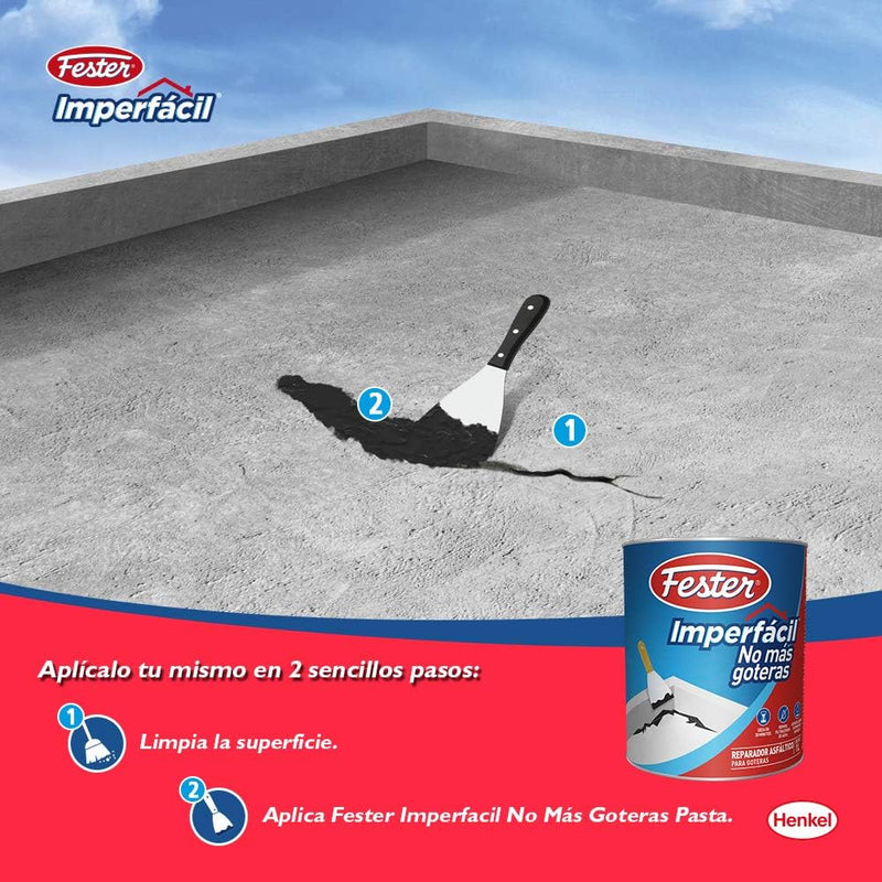 Fester Imperfácil Reparador Asfáltico para Goteras 1 L - Carzamo.com