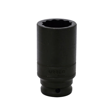 Dado de impacto largo cuadro de 1/2", 12 puntas, métrico, 20 mm Urrea