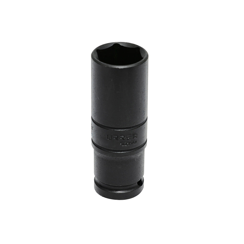 Dado de impacto pared delgada cuadro de 1/2", 6 puntas, en pulgadas, 1-1/8" Urrea
