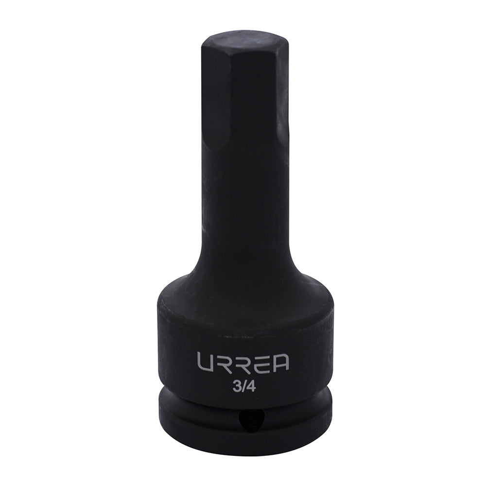 Dado de impacto con punta hexagonal cuadro de 3/4", en pulgadas, 3/4" Urrea