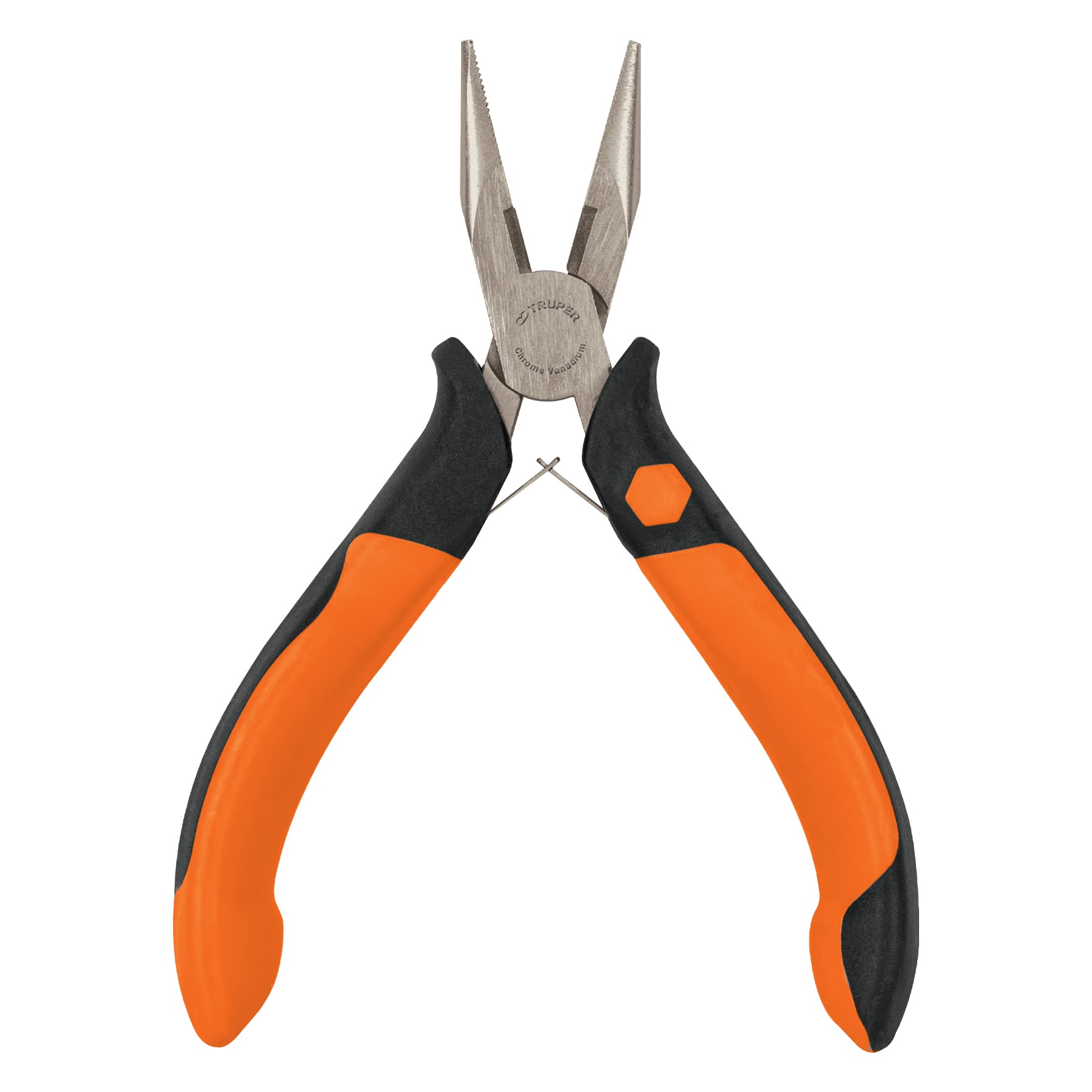 Truper PM-PU4, Pinza de punta y corte 5″, mango comfort grip